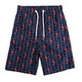 thumbnail image 1 of PEASKJP Swim Trunks Boys Bathing Bottom Suit Toddler Quick Dry Swim Shorts Beach Swimsuit for Boy 5-16 Years,Dark Blue 5-6 Years, 1 of 9