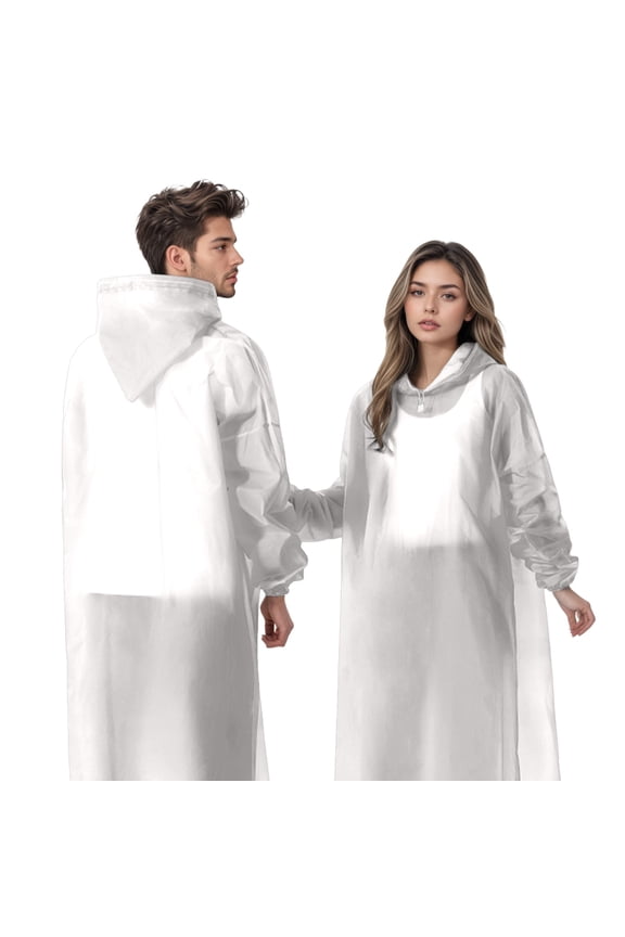 Windbreakers Ladies Lightweight Rain Jacket Lightweight Womens Raincoat with Hood Jackets with Hood for Women Womens Hoodie Running Light Jacket for Women plus Size Snow(White,One Size)