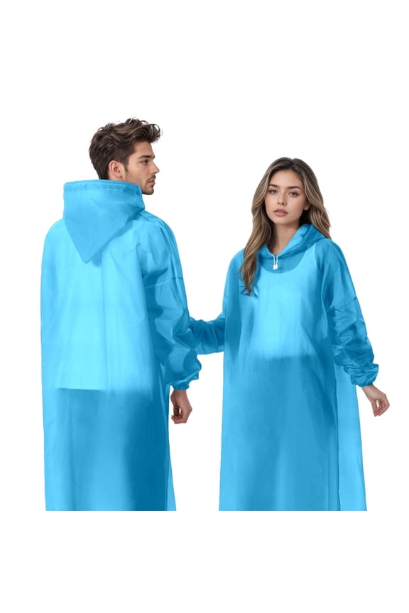 Windbreakers Ladies Lightweight Rain Jacket Lightweight Womens Raincoat with Hood Jackets with Hood for Women Womens Hoodie Running Light Jacket for Women plus Size Snow Jackets(Blue,One Size)