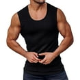 thumbnail image 1 of PEASKJP Tank Top Men Men's Tank Tops Quick Dry Workout Running Big Tank Beach Sleeveless Shirts forBodybuilding Gym Fitness Training (Black,3XL), 1 of 4