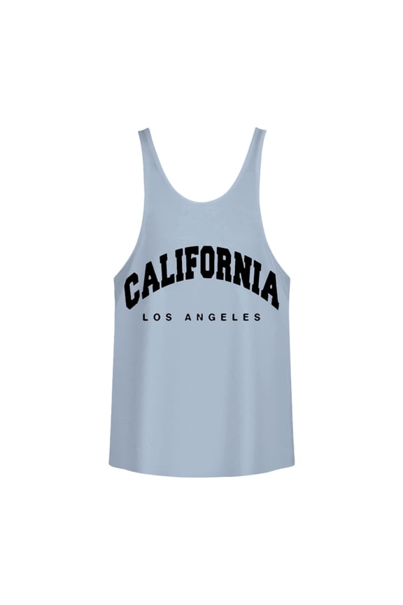 Tank Tops Men Beach Men's Sport Tank Top forBodybuilding Gym Jogging Running Fitness Training Workout Sleeveless Shirts (Blue,S)