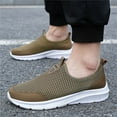 thumbnail image 1 of PEASKJP Tennis Shoes Men Men Summer Breathable Non Slip Lightweight Hiking Sneaker Casual Hiking Shoes Khaki 10.5, 1 of 5