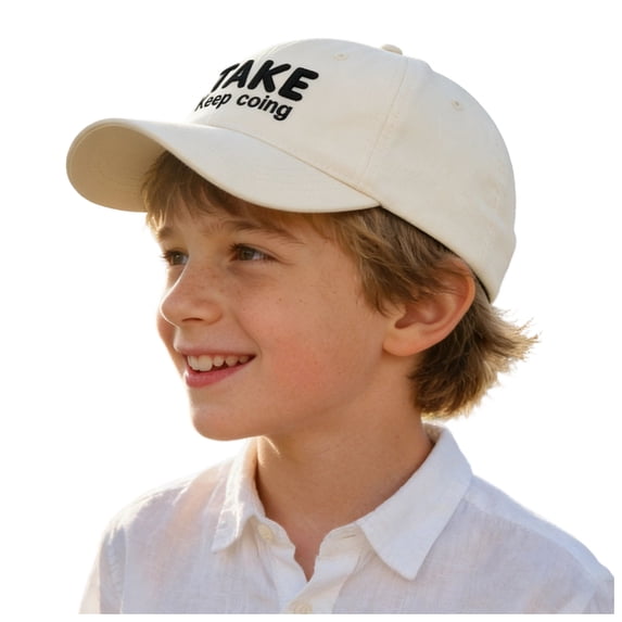 PEASKJP Toddler Boys Baseball Caps Baby Baseball Cap Infant Sun Hat Cotton Soft Brim Shell Embroidery Toddler Summer Outdoor,Size 3-8 Years