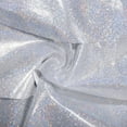 thumbnail image 1 of PEASKJP Toddler Tulle Skirt Girls Princess Layered Dance Skirt Dress Up Tulle Tutu Skirt with Sparkling Sequins (Silver,3-4 Y), 1 of 5