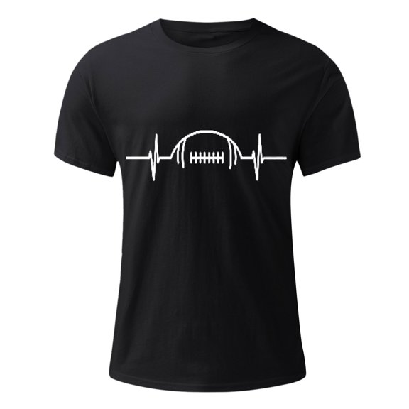 PEASKJP Tops for Men Work Casual T-Shirt, Beefy Crewneck T Shirt, Unisex Crewneck Cotton Tee, Unisex Classic Crewneck (Black,3XL)