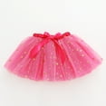 thumbnail image 1 of PEASKJP Tutu for Toddler Girls Baby Girls' Tutu Glitter Ballet Triple Layer Tulle Dance Skirt (Hot Pink,5-8 Y), 1 of 4