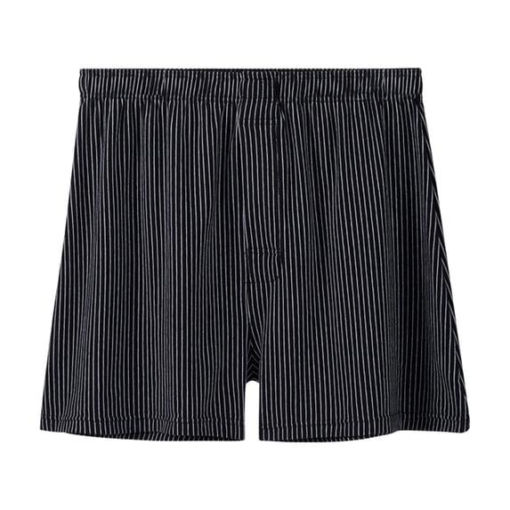 PEASKJP Underwear Men Big and Tall Men's Boxer Briefs Cotton Spandex Soft Tag Free Underwear (Black,4XL)