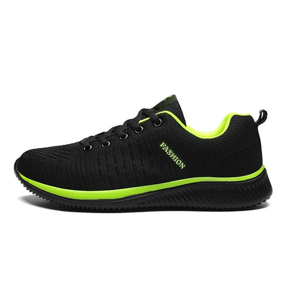 PEASKJP Women Casual Shoes Arch Support Comfort Light Weight Mesh Non Slip Work Shoes Fashion Sneakers for Gym Travel Work Green 6.5