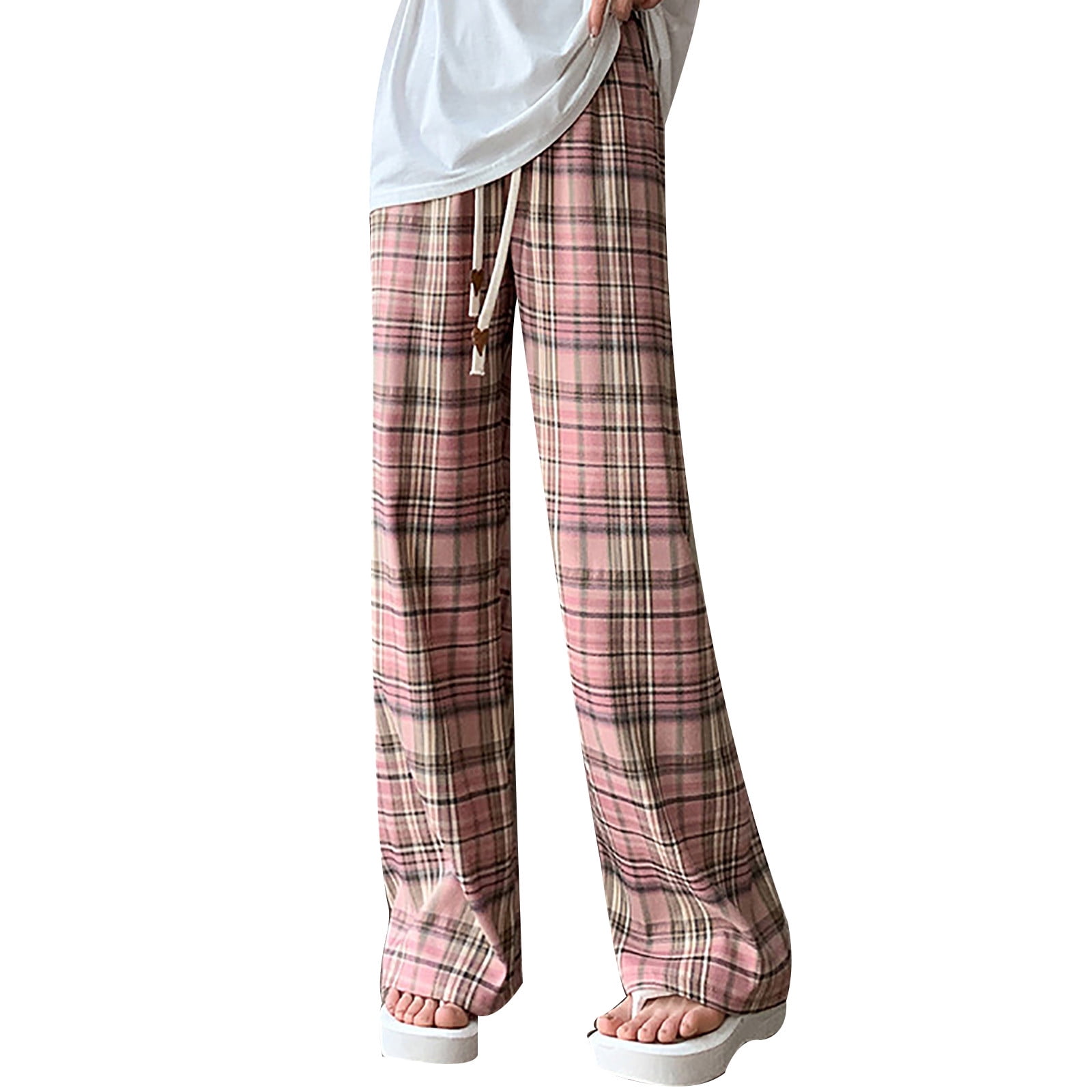 PEASKJP Women Pants Casual Plus Size Womens Dress Pants Strechy Yoga ...