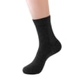 thumbnail image 1 of PEASKJP Women Socks Crew Women's Cushioned Quarter Socks with Arch Compression for a Secure Fit (Grey,One Size), 1 of 2