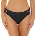 thumbnail image 1 of PEASKJP Women's Bikini Bottoms Full Coverage Swim Bottoms Mid Waisted Bathing Suit Bottoms Swimsuit Bottoms (Black,M), 1 of 4