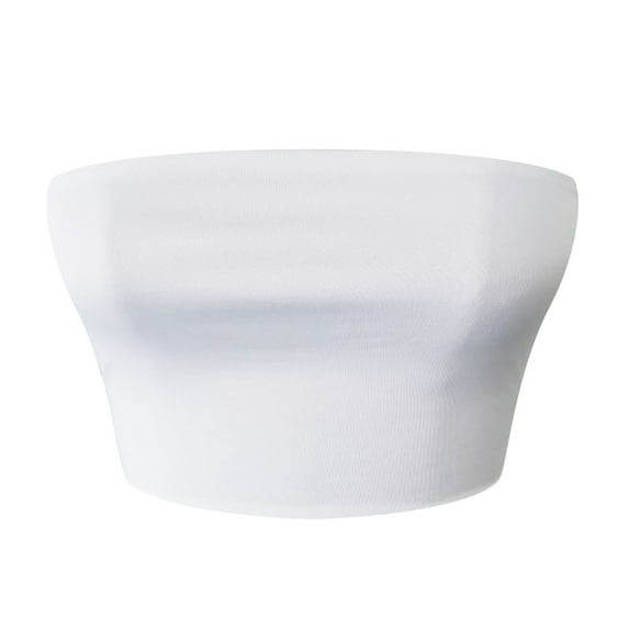 PEASKJP Women's Push up Underwire Bra Lingerie for Women Padded Tube Tops for Women White M