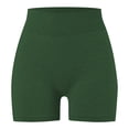 thumbnail image 1 of PEASKJP Women's Shorts Tummy Control High Waist Stretchy Hiking Shorts Workout Shorts for Women Green M, 1 of 4