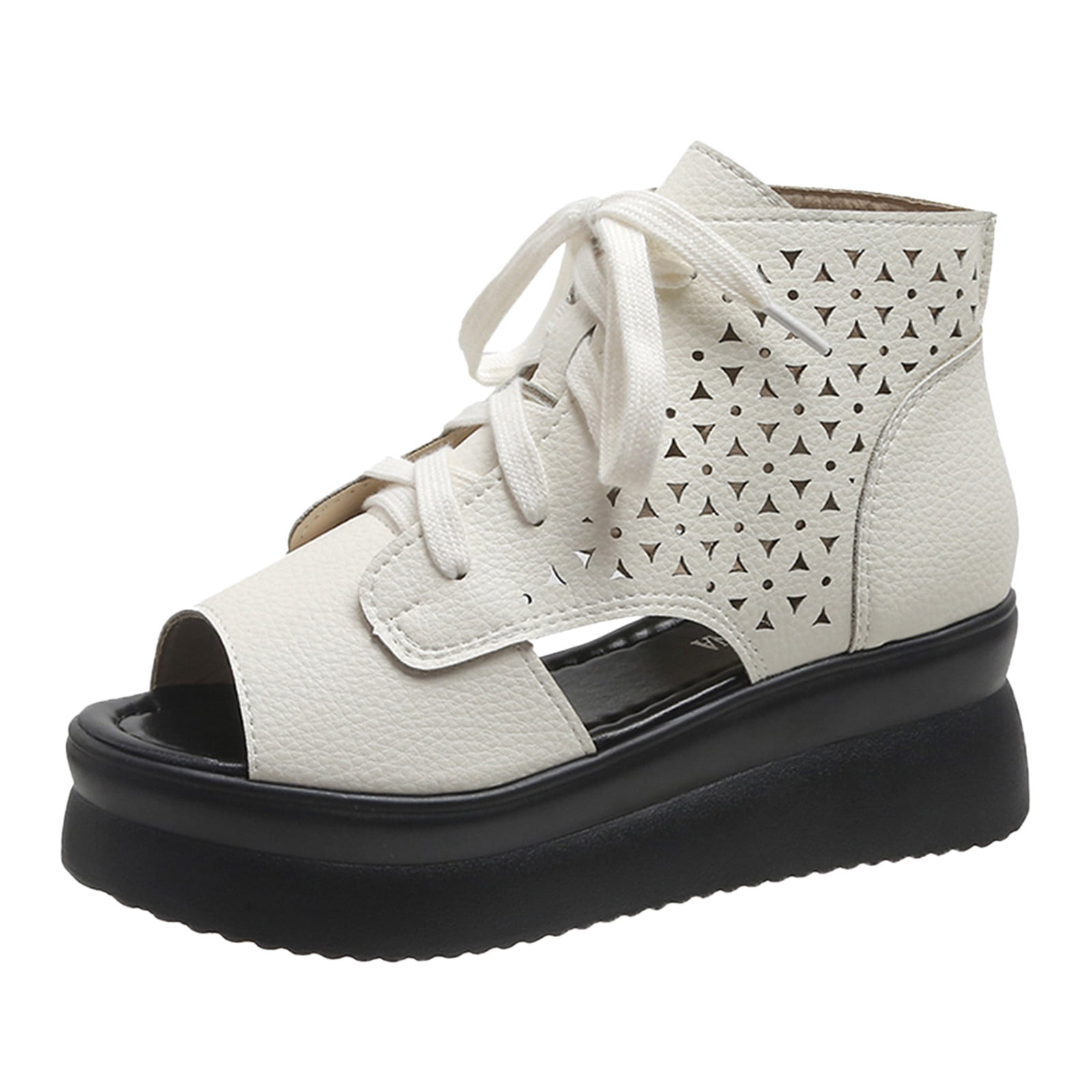 Women's Platform Summer Pitcher Plant Pure Color Sandals