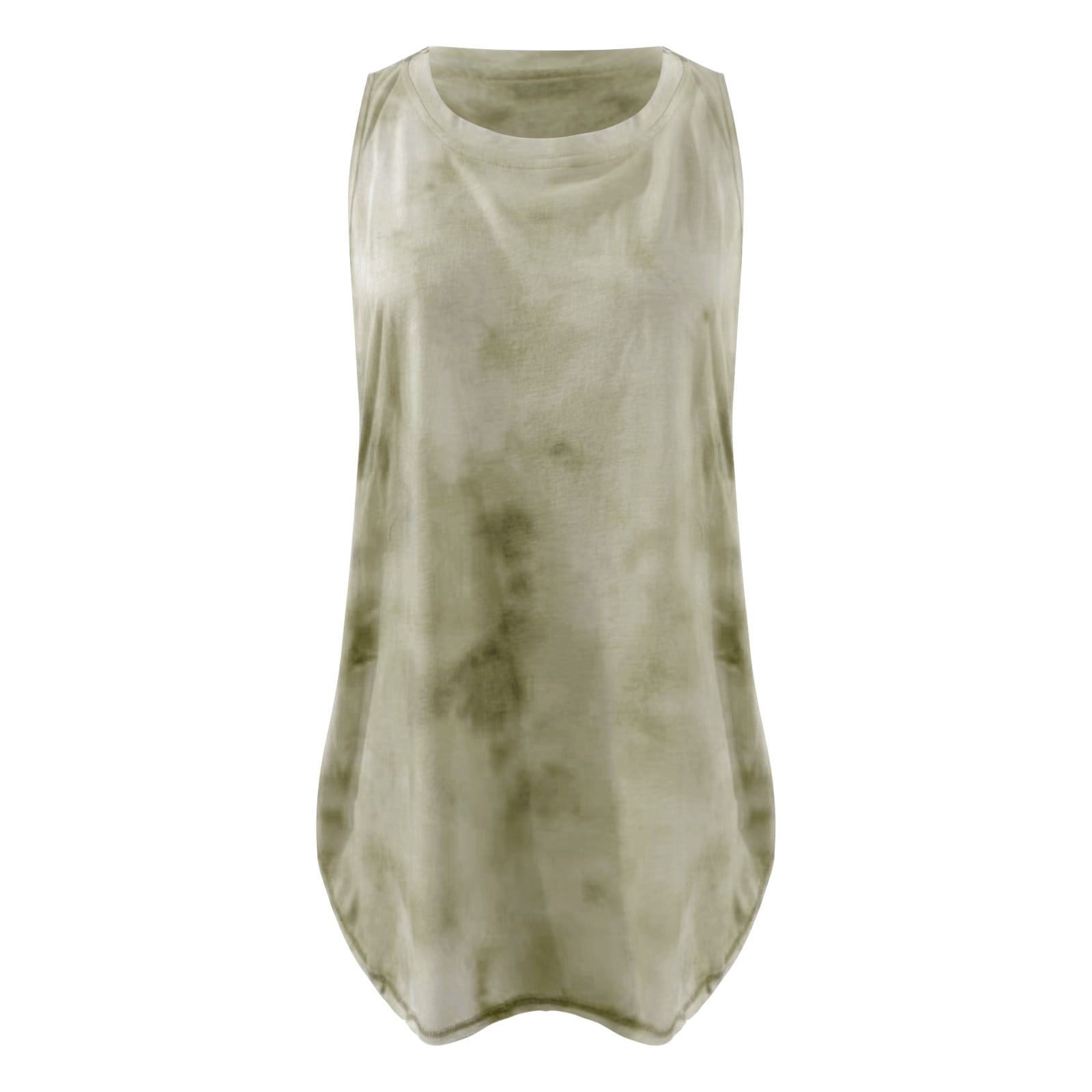 Style & Co Women's Spacedyed Tank Tank Top Green Size Medium