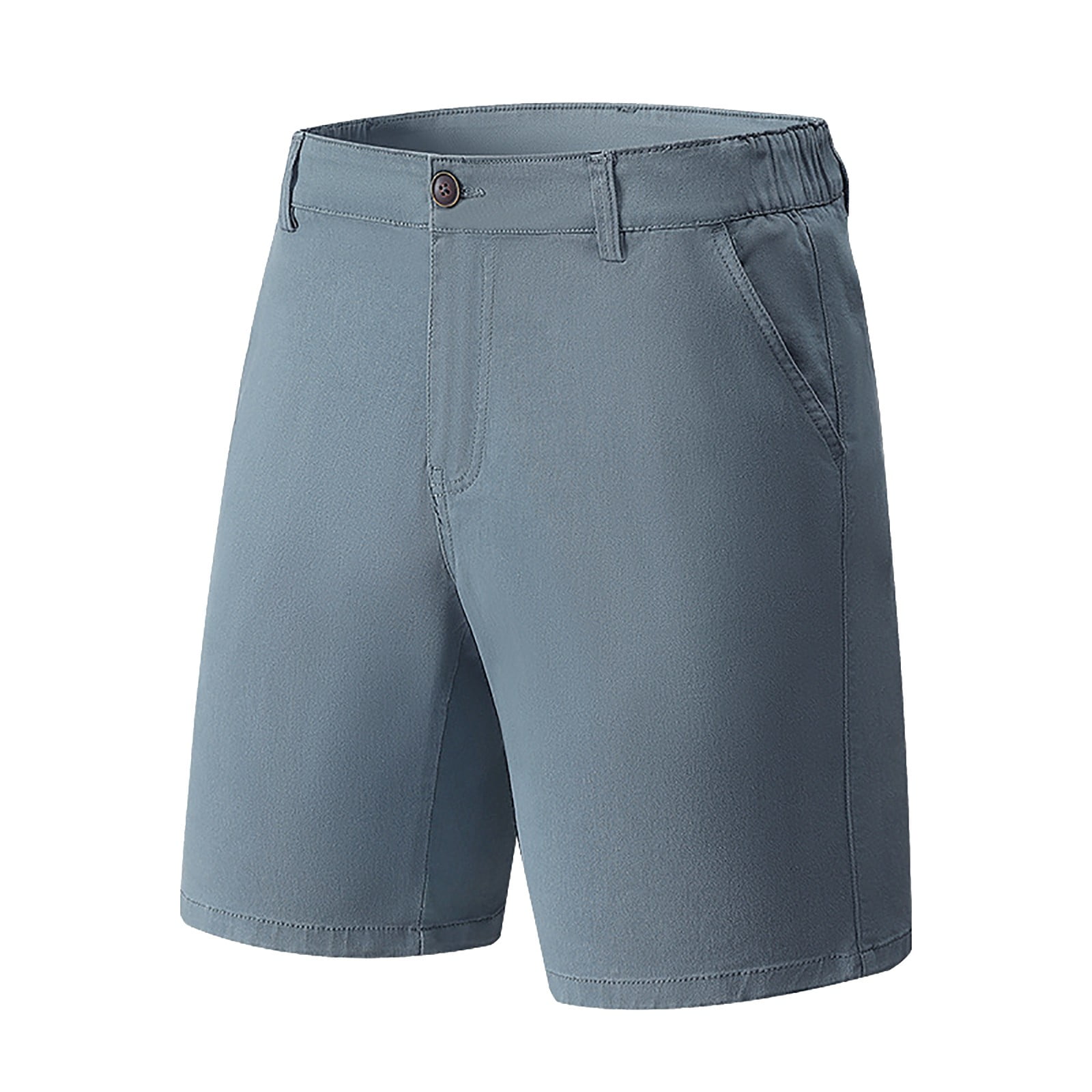 PEASKJP Work Shorts for Men Mens Golf Shorts Quick Dry Casual Chinos Elastic Waist Khaki S Walmart