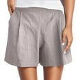 thumbnail image 1 of PEASKJP Workout Shorts Womens Women's Casual Elastic Waist Comfy Cotton Beach Shorts with Drawstring (Grey,XXL), 1 of 4