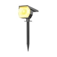 thumbnail image 1 of HOVMAP COB Solar Spot Lights Outdoor 1500mAh 3 Brightness Levels IP65 Durable ABS 1 Pack for Patio Driveway Walkway Lawn Trees, 1Pc Warm light, 1 of 7