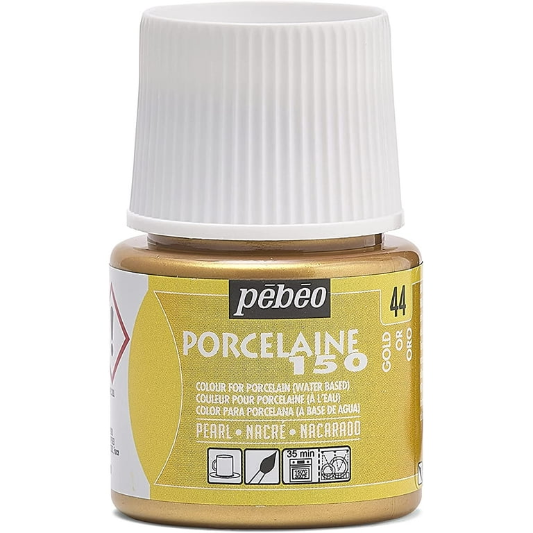 Pebeo Porcelaine 150 Ceramic Paint - Water-Based High-Gloss Color Paints  for Porcelain, Premium Art Supplies, Non-Toxic & Heat-Safe, 45 ml Bottle