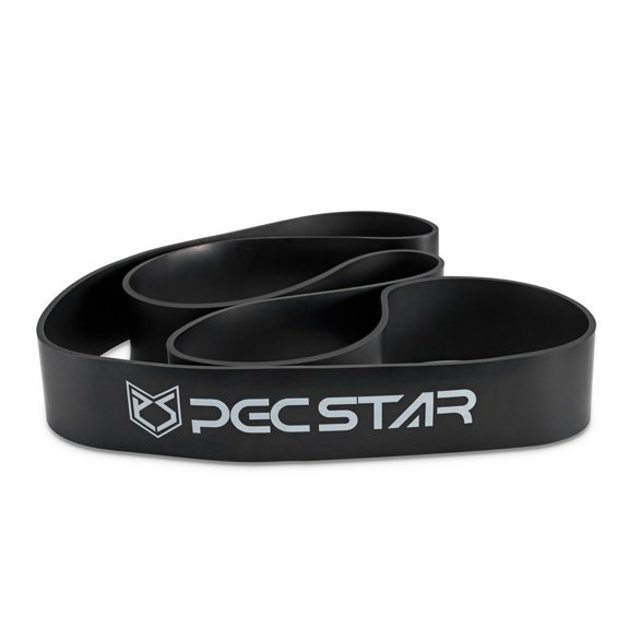 PEC STAR Resistance Bands, Exercise Loop bands and Workout Bands, Fitness Bands for Powerlifting and Resistance Training-Improve Mobility and Strength, Perfect for Body Stretching (BLACK)