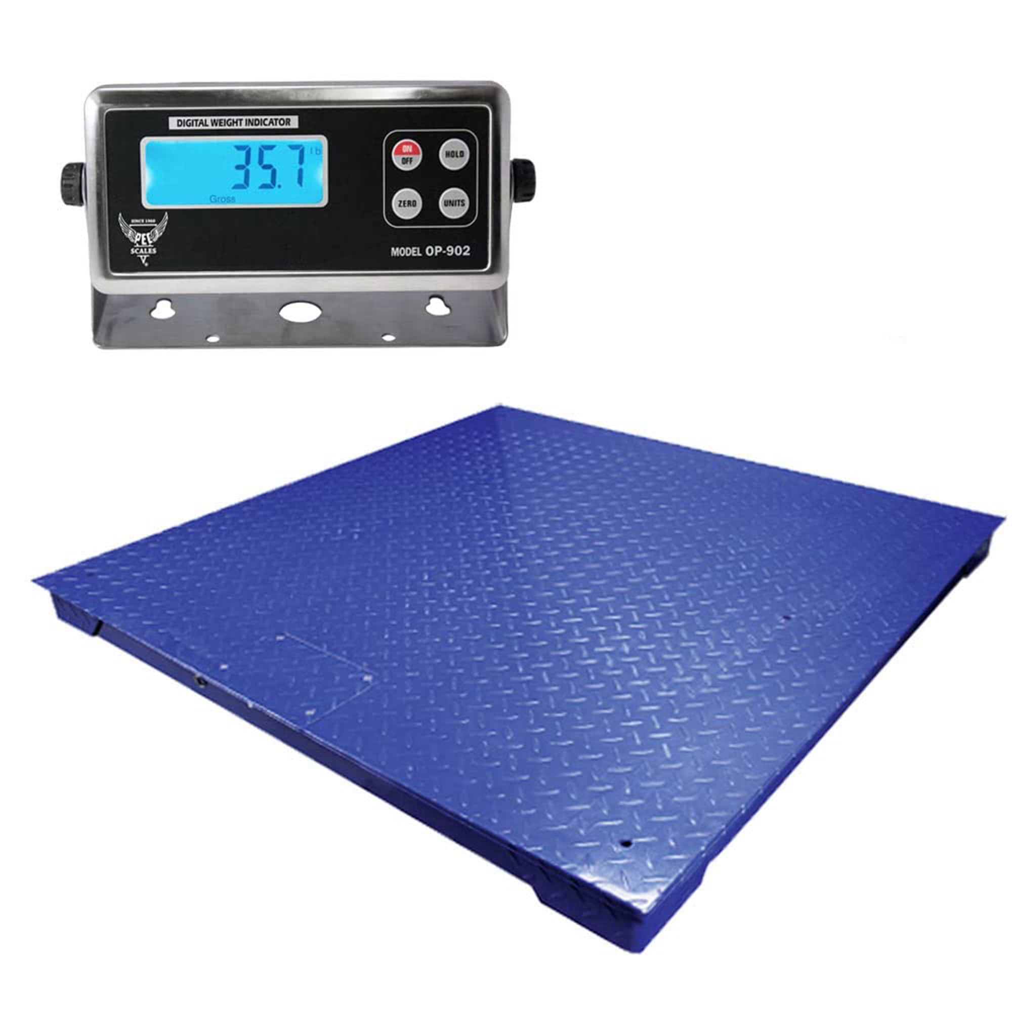 PEC Scales Professional Grade Industrial Steel Floor Pallet Scale