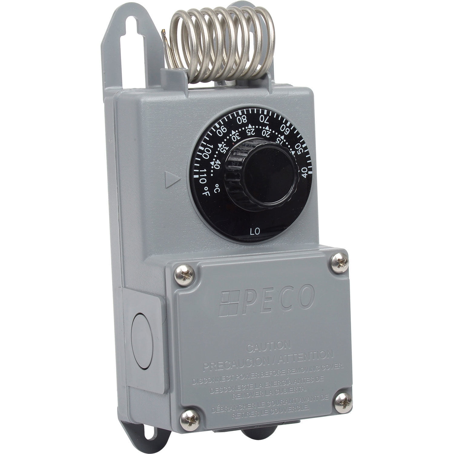 PECO II TF115P-002 Temperature Thermostat 40-110F SPDT Coil NEMA4X Rated