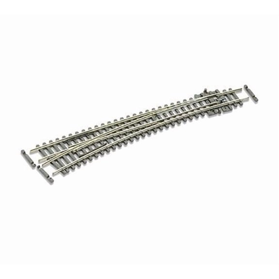 Peco N Scale Code 55 Electrofrog Double Curved Left-Hand Turnout