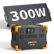 PECRON E2000LFP 1920Wh/2000W Portable Power Station with 300W Solar Panel LiFePO4 Battery Solar Generator for Home Backup, Outdoor Camping, Emergency