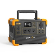 PECRON E600LFP 614Wh/1200W Portable Power Station With AC Outlets PD 100W USB-C Output LiFePO4 Battery for Outdoor Camping,Home Backup,off-Grid