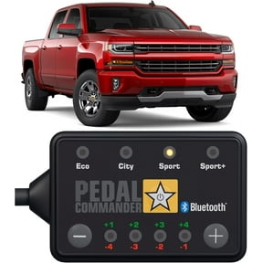 PEDAL COMMANDER Throttle Response Controller Compatible with Chevrolet Silverado 2007-2018,1500, 2500HD, 3500HD, Plug-and-Play, 4 Modes 36 Sensitivity Levels, App Control Anti-Theft