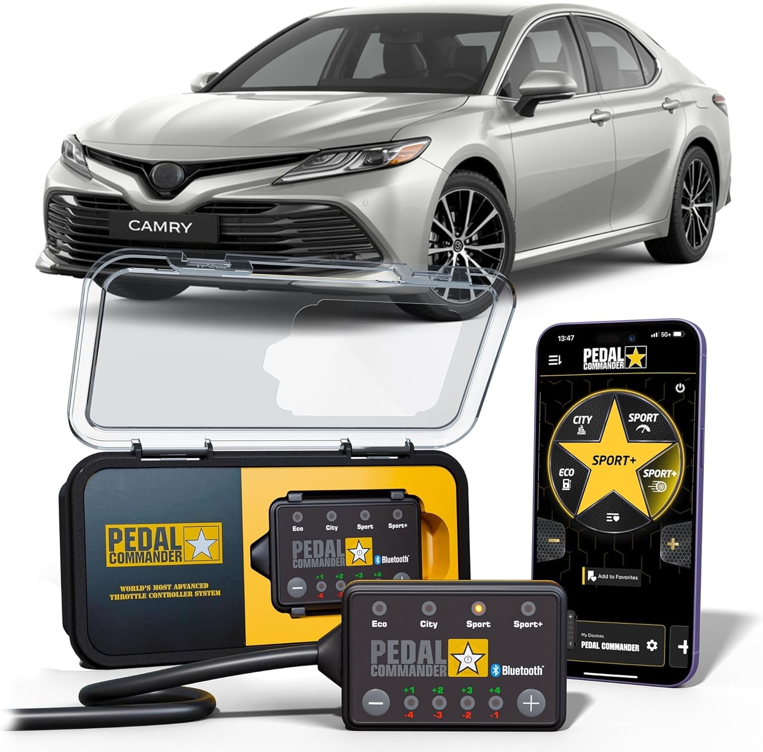 PEDAL COMMANDER for Toyota Camry 2012+ Throttle Response Controller - Fits: L, LE, SE, XLE, XSE, CE, DX, TRD Performance Parts & Accessories, Tuner - PC55