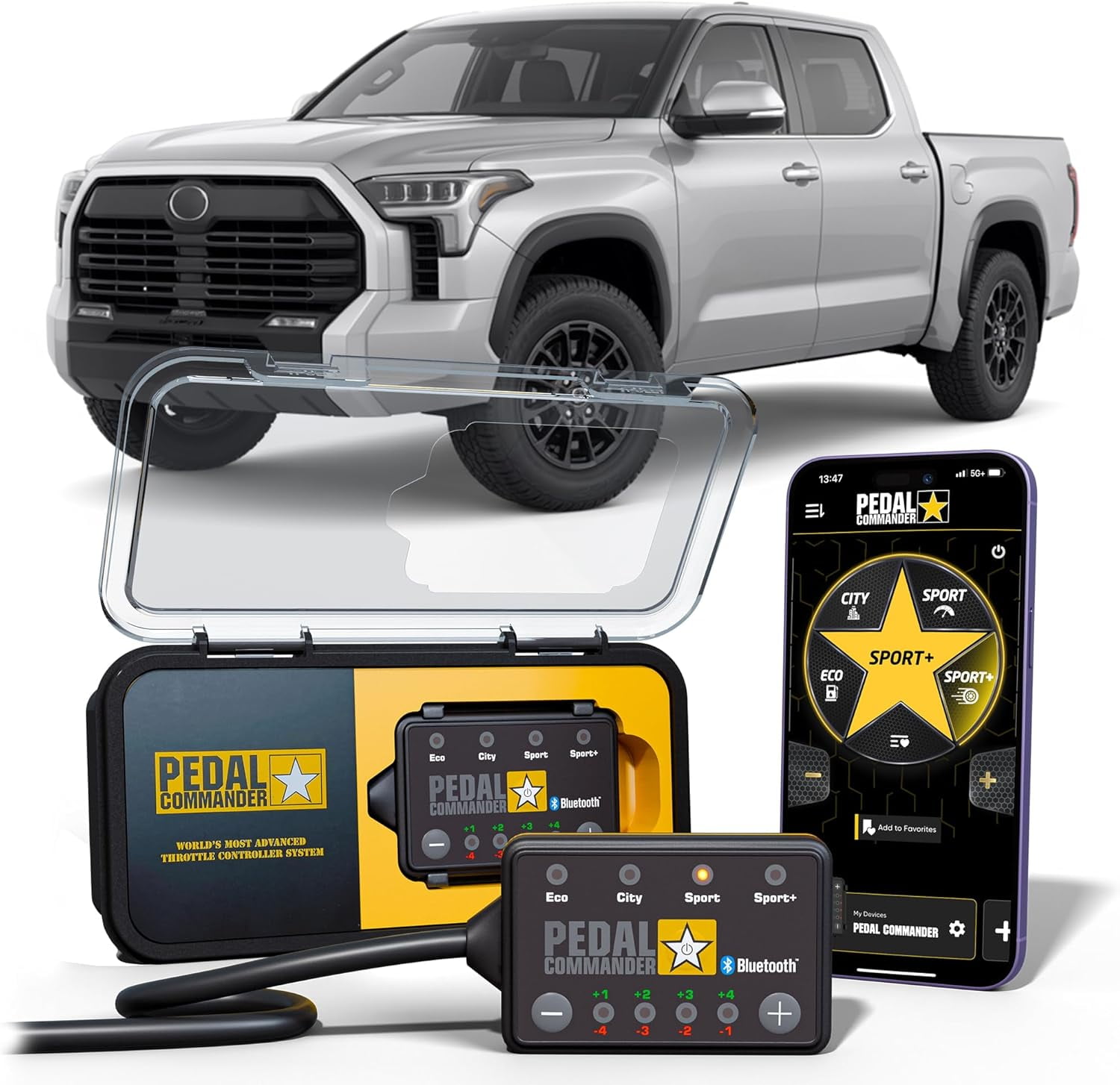 PEDAL COMMANDER for Toyota Tundra (2022 and Newer) Throttle Response Controller - Fits: (3rd Gen) SR, SR5, Limited, Platinum, 1794, TRD Pro, Capstone (3.4L, 3.5L) Performance Parts - PC55