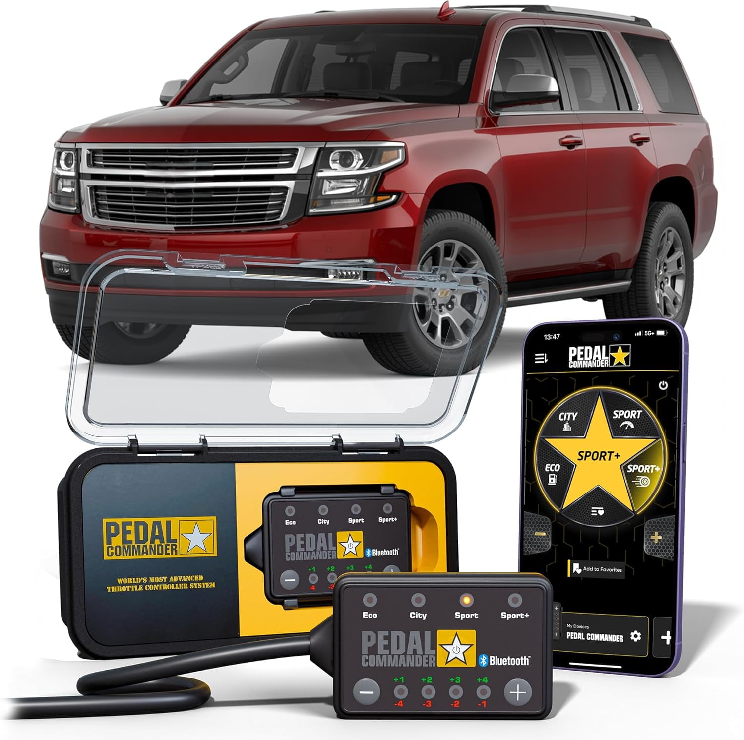 PEDAL COMMANDER for Chevrolet Tahoe 2007-2020 Throttle Response Controller Fits: Base, LS, LT, LTZ, RST, Performance Parts & Accessories - PC65