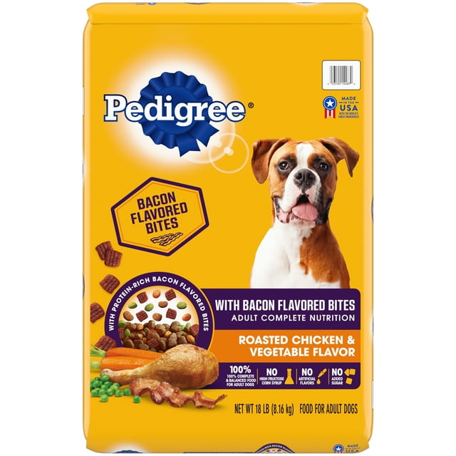 PEDIGREE Adult Dry Dog Food, Roasted Chicken and Vegetable Flavor with