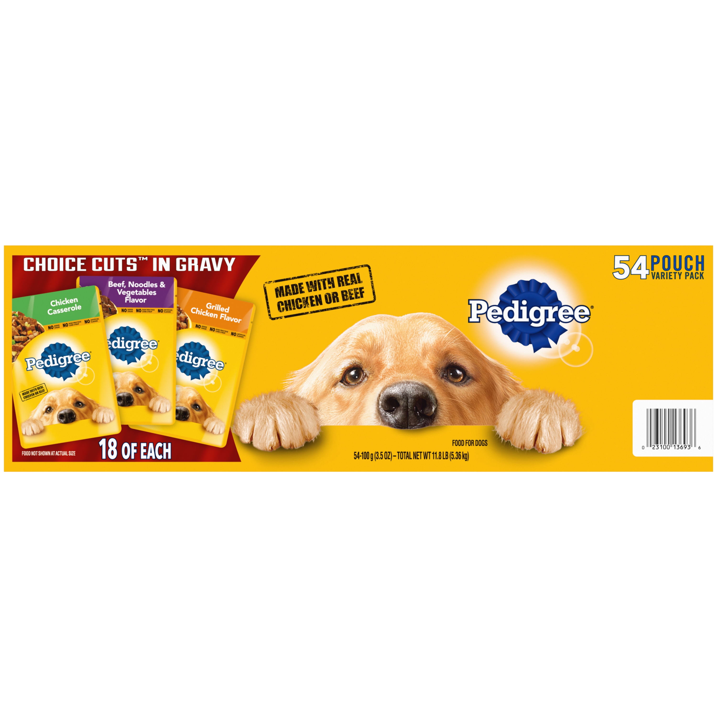 Pedigree 18 2025 pouch variety pack