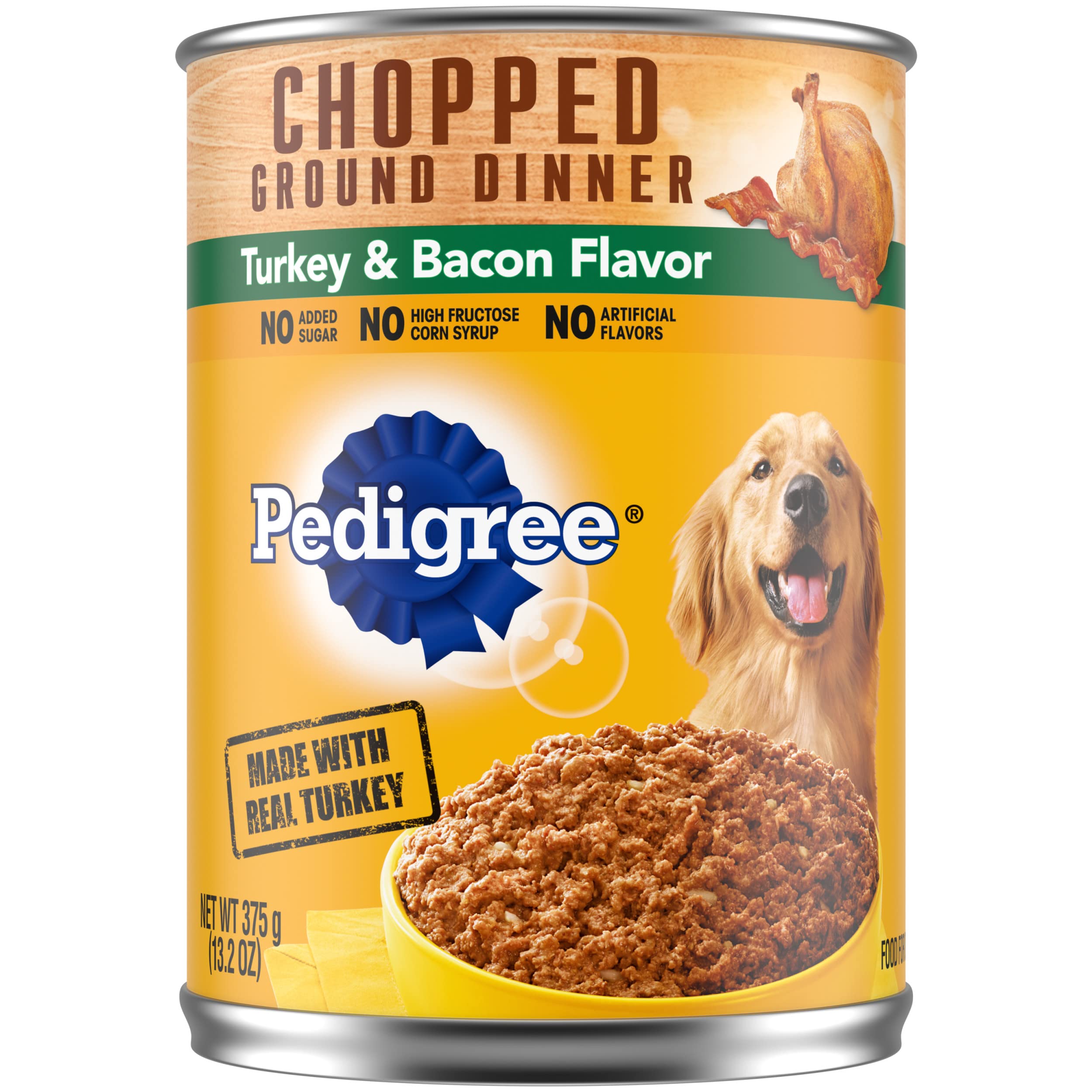 PEDIGREE CHOPPED GROUND DINNER AIF4 Adult Canned Soft Wet Dog Food