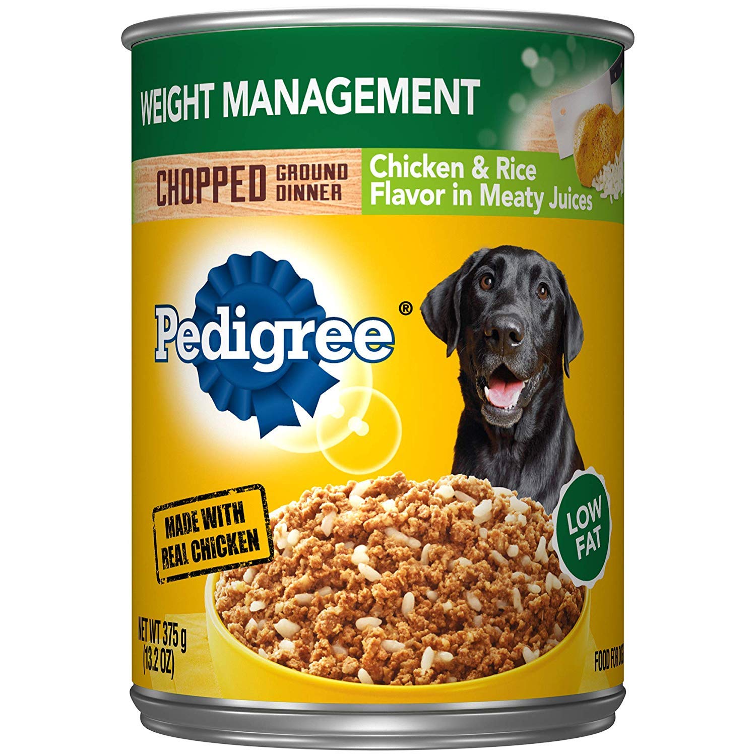 PEDIGREE CHOPPED GROUND DINNER STF9 Weight Management Adult Canned Soft