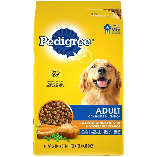 PEDIGREE Complete Nutrition Adult Dry Dog Food Roasted Chicken, Rice