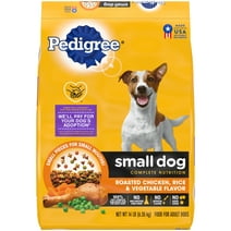 PEDIGREE Complete Nutrition Chicken, Rice & Vegetable Dry Dog Food for Small Adult Dog, 14 lb. Bag