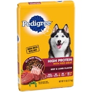PEDIGREE High Protein Beef and Lamb Flavor Adult Dry Dog Food, 17 Pound Bag