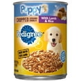 thumbnail image 1 of PEDIGREE Puppy Lamb & Rice Chopped Ground Dinner for Puppies Wet Dog Food , 13.2 oz Cans (12 Pack), 1 of 6