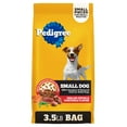 thumbnail image 1 of Pedigree Adult Small Dog Dry Dog Food, Grilled Steak and Vegetable Flavor, 3.5 lb. Bag, 1 of 10