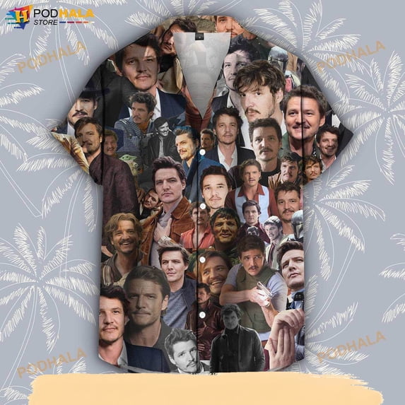 PEDRO PASCAL Hawaiian Shirt, Javier Pena, Last Of Us, Narco Fans Gift