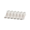 thumbnail image 1 of PEDS Women's All Day Active Nylon Invisible Socks White, 6 Pairs, Sizes 5-10, 1 of 8