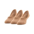 thumbnail image 1 of PEDS Women's Cushion Mid Cut Liner No Show Socks Nude, 3 Pairs, Sizes 5-10, 1 of 8