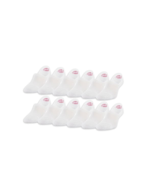 Women's Lightweight High Cut no show Socks, Shoe Sizes 5-10; 10 Pairs