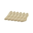 thumbnail image 1 of PEDS Women's Microfiber Ultra Low Cut Liner Socks with Gel Tab Extended Size, 6 Pairs, 1 of 6