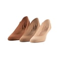 thumbnail image 1 of PEDS Women's Smooth Edge Rib Super Low Cut Socks Assorted, 3 Pairs, Sizes 8-12, 1 of 10
