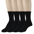 thumbnail image 1 of PEDS Womens Dress Crew Socks Lightweight Soft Mid Calf Short Trouser Sock Size 5-12, 1 of 2