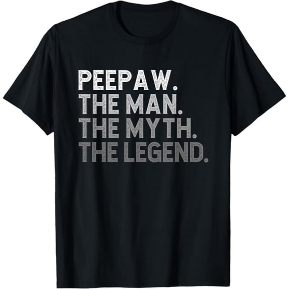 PEE-PAW The Man The Myth The Legend Fathers Day Funny PEEPAW T-Shirt